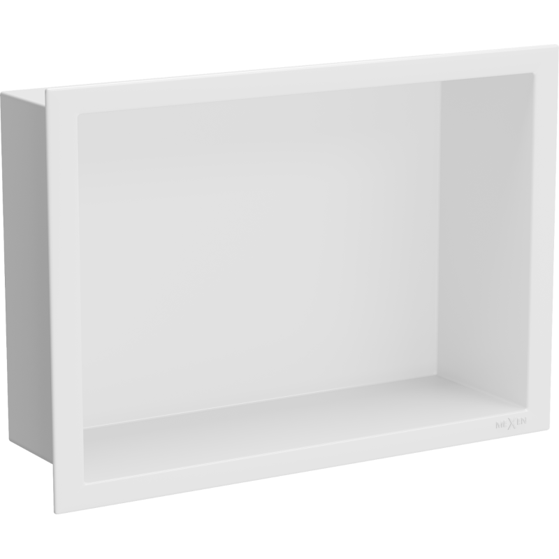 Mexen X-Wall-R étagère enclavée avec rebord 30 x 20 cm, blanche - 1920302010
