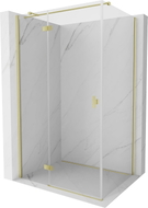 Mexen Mist-H T cabine de douche pivotante gauche 120 x 100 cm, transparent, or brossé - 8A5T-120-100-55-00-L