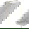Mexen Mist H T cabine de douche pivotante gauche 110 x 110 cm, transparent, or brossé - 8A5T-110-110-55-00-L