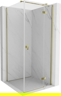 Mexen Mist-H T cabine de douche pivotante droite 120 x 120 cm, transparent, or - 8A5T-120-120-50-00-P
