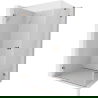 Cabine de douche battante gauche Mexen Lunar-B 95 x 70 cm, transparente, or rose - 832-095-070-60-00-L