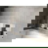Mexen X-Wall-R étagère encastrée avec rebord 30 x 30 cm, inox - 1910303010