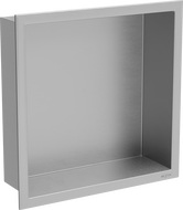 Mexen X-Wall-R étagère encastrée avec rebord 30 x 30 cm, inox - 1910303010