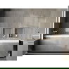 Mexen X-Wall-R étagère encastrée avec rebord 30 x 30 cm, inox - 1910303010