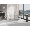 Mexen Glass baignoire autoportante transparente 170 x 85 cm, clear, bouchon chromé - 58061708508