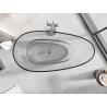 Mexen Glass baignoire autoportante transparente 170 x 85 cm, clear, bouchon chromé - 58061708508