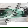 Mexen Glass teal baignoire autoportante transparente 170 x 85 cm, bouchon chromé - 58061708511