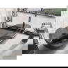 Mexen Glass noire baignoire autoportante transparente 170 x 85 cm, bouchon chromé - 58061708513