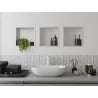 Mexen X-Wall-R niche étagère avec rebord 30 x 30 cm, blanc - 1920303010