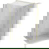 Mexen Mist H T cabine de douche pivotante droite 90 x 100 cm, transparent, or brossé - 8A5T-090-100-55-00-P