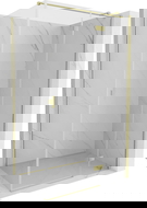 Mexen Mist-H T cabine de douche pivotante droite 110 x 100 cm, transparente, or brossé - 8A5T-110-100-55-00-P