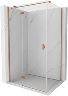Mexen Mist-H T cabine de douche pivotante gauche 120 x 90 cm, transparent, cuivre brossé - 8A5T-120-090-65-00-L