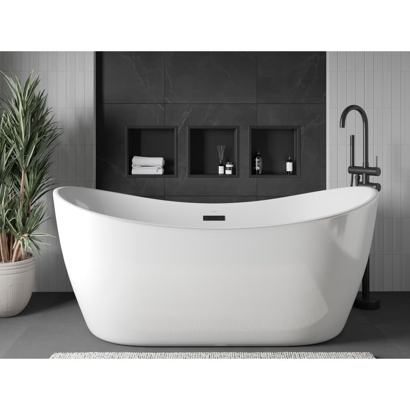 Mexen X-Wall-R niche avec rebord 30 x 30 cm, noire - 1970303010