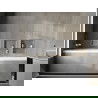 Mexen X-Wall-R étagère encastrée avec rebord et étagère 30 x 30 cm, inox - 1910303010S