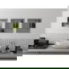 Mexen X-Wall-R étagère encastrée avec rebord et étagère 30 x 30 cm, inox - 1910303010S