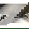 Mexen X-Wall-R étagère encastrée avec rebord et étagère 30 x 30 cm, inox - 1910303010S