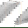 Mexen Mist H T cabine de douche pivotante droite 100 x 90 cm, transparent, cuivre brossé - 8A5T-100-090-65-00-P