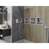 Mexen X-Wall-R niche avec rebord et étagère 30 x 30 cm, blanche - 1920303010S