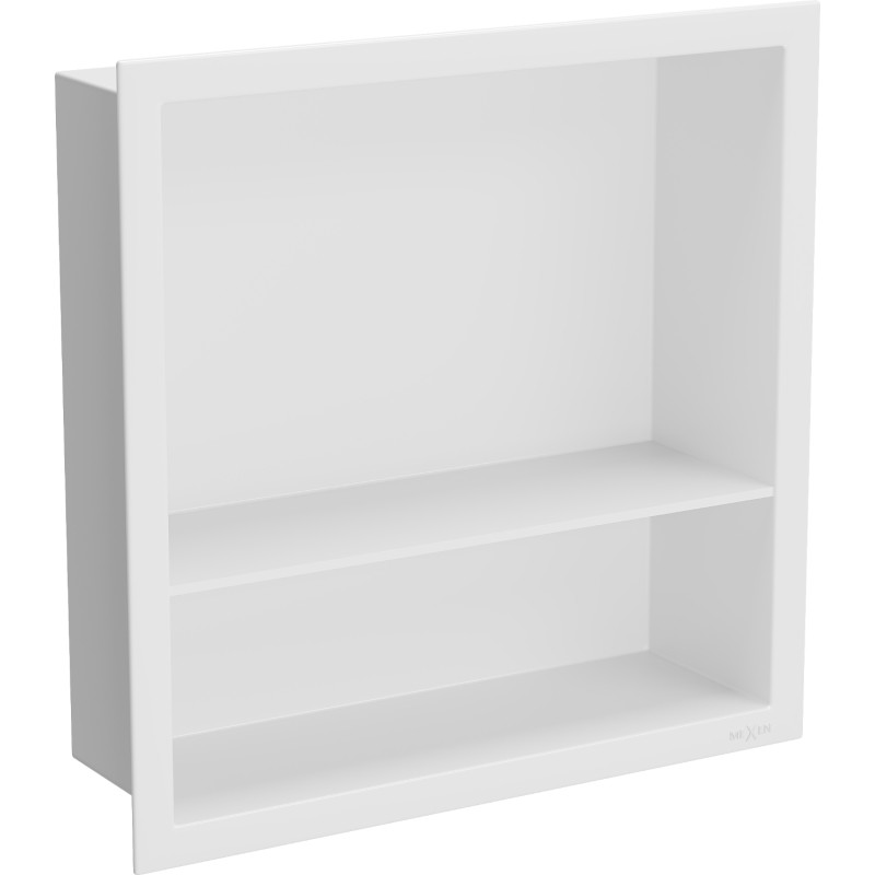 Mexen X-Wall-R niche avec rebord et étagère 30 x 30 cm, blanche - 1920303010S