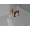 Mexen Mist-H T cabine de douche battante gauche 75 x 110 cm, transparent, cuivre brossé - 8A5T-075-110-65-00-L