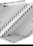 Mexen Mist-H T cabine de douche pivotante gauche 90 x 100 cm, transparent, noir - 8A5T-090-100-70-00-L