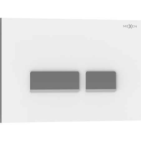 Mexen Tex 07 bouton de chasse, blanc - 6107-01