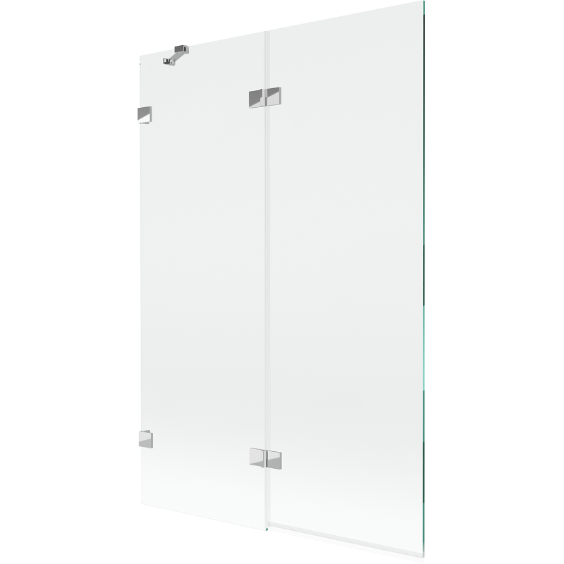 Mexen Lunar pare-douche 2 volets gauche 120 x 150 cm, transparent, chrome - 897-120-100-01-00-L