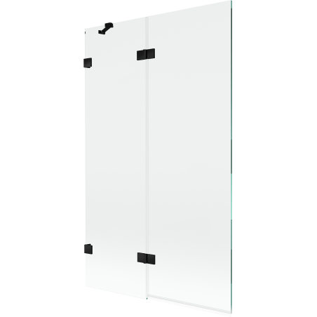 Mexen Lunar pare-douche 2 battants gauche 110 x 150 cm, transparent, noir - 897-110-100-70-00-L