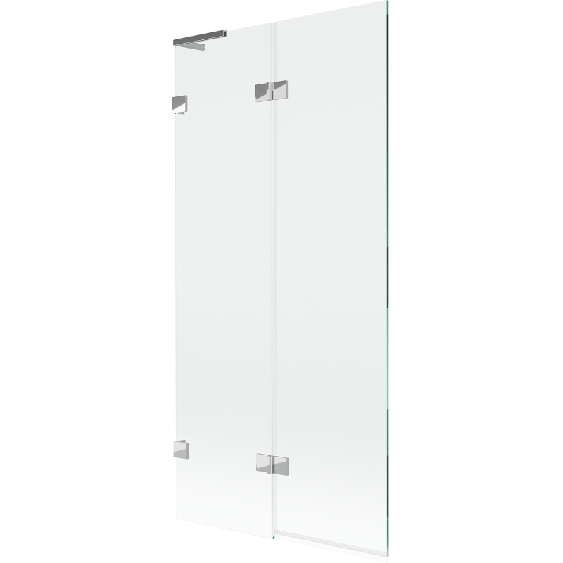 Mexen Lunar L paroi de baignoire à 2 volets gauche 90 x 150 cm, transparent, chromé - 897L-090-100-01-00-L