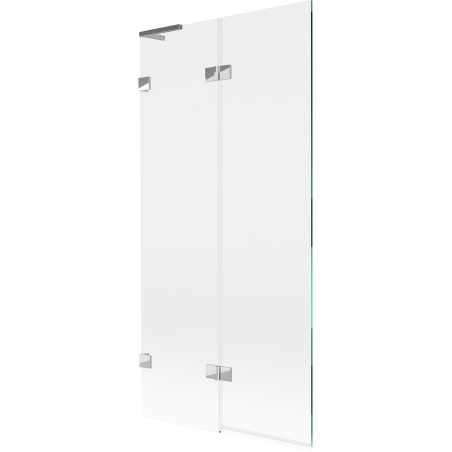 Mexen Lunar L pare-douche à deux volets gauche 90 x 150 cm, transparent, chrome - 897L-090-100-01-00-L