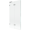 Mexen Lunar L paroi de baignoire à 2 volets gauche 90 x 150 cm, transparent, chromé - 897L-090-100-01-00-L