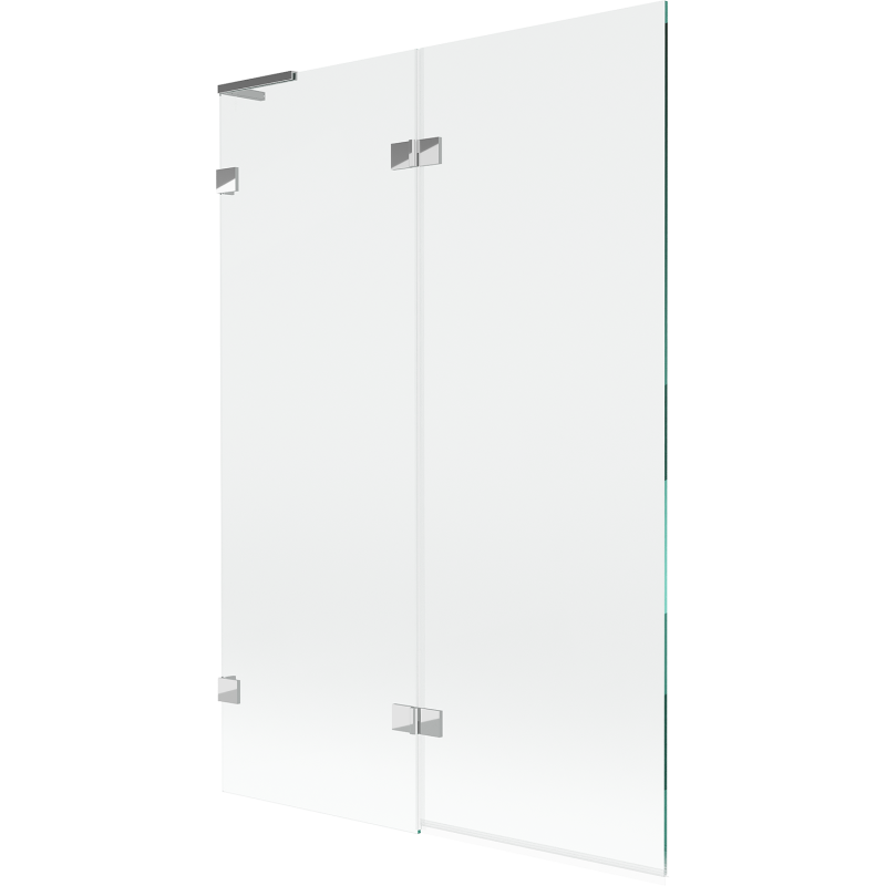 Paroi de baignoire Mexen Lunar L 2 volets gauche 120 x 150 cm, transparent, chrome - 897L-120-100-01-00-L