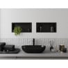 Mexen X-Wall-R étagère encastrée avec rebord 45 x 20 cm, noire - 1970452010