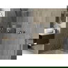 Mexen X-Wall-R étagère encastrée avec rebord 45 x 30 cm, inox - 1910453010