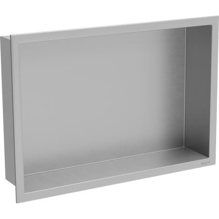 Mexen X-Wall-R étagère encastrée avec rebord 45 x 30 cm, inox - 1910453010
