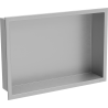 Mexen X-Wall-R étagère encastrée avec rebord 45 x 30 cm, inox - 1910453010