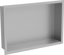 Mexen X-Wall-R étagère encastrée avec rebord 45 x 30 cm, inox - 1910453010