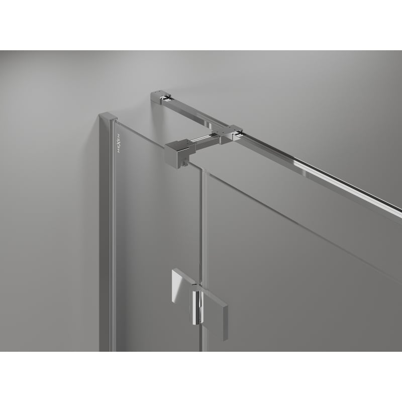 Mexen Mist-H T cabine de douche pivotante gauche 115 x 95 cm, transparent, chrome - 8A5T-115-095-01-00-L