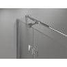 Mexen Mist-H T cabine de douche pivotante droite 90 x 80 cm, transparent, chrome - 8A5T-090-080-01-00-P