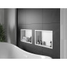 Mexen X-Wall-R étagère encastrée avec collerette 45 x 30 cm, blanche - 1920453010