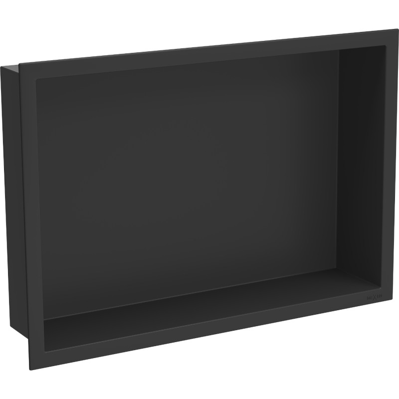 Mexen X-Wall-R étagère encastrée avec collerette 45 x 30 cm, noire - 1970453010
