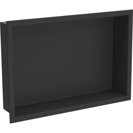 Mexen X-Wall-R étagère encastrée avec rebord 45 x 30 cm, noire - 1970453010
