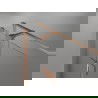 Mexen Mist H T cabine de douche battante droite 70 x 90 cm, transparente, cuivre brossé - 8A5T-070-090-65-00-P