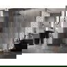 Mexen Lunar-B cabine de douche à charnière gauche 70 x 70 cm, transparent, gris arme brossé - 832-070-070-66-00-L