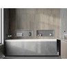 Mexen X-Wall-R étagère encastrée avec collerette 60 x 20 cm, inox - 1910602010