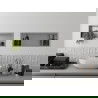 Mexen X-Wall-R étagère encastrée avec rebord 60 x 20 cm, inox - 1910602010