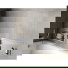 Mexen X-Wall-R étagère encastrée avec rebord 60 x 20 cm, inox - 1910602010