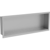 Mexen X-Wall-R étagère encastrée avec rebord 60 x 20 cm, inox - 1910602010