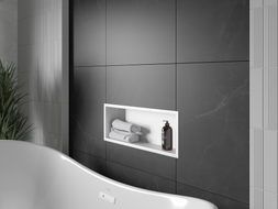 Mexen X-Wall-R étagère encastrée avec collerette 60 x 20 cm, blanche - 1920602010
