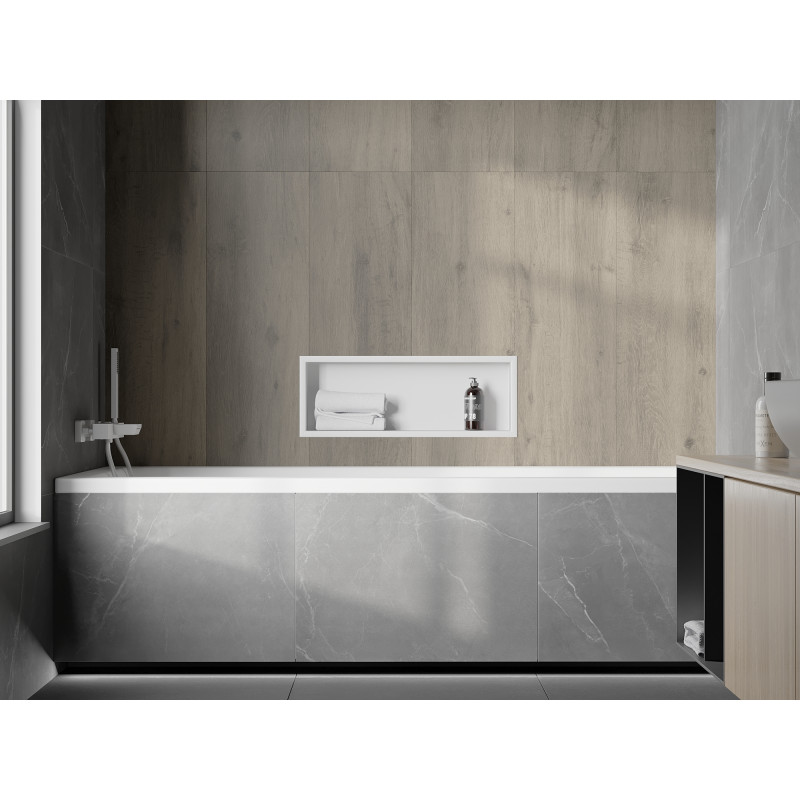 Mexen X-Wall-R étagère murale avec rebord 60 x 20 cm, blanche - 1920602010